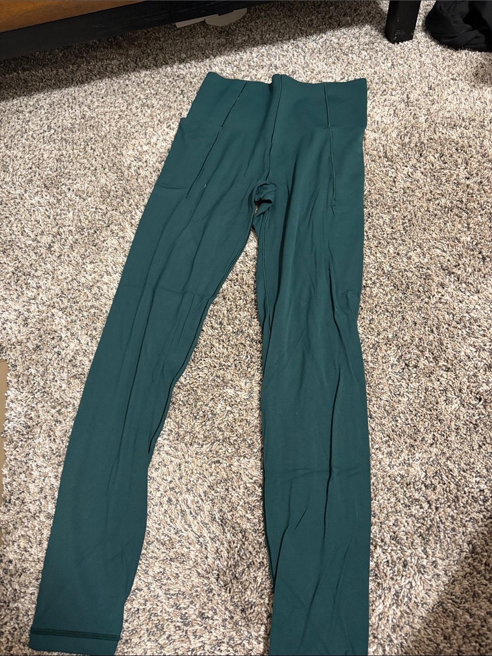 High-Waist Forest Green Aerie Leggings